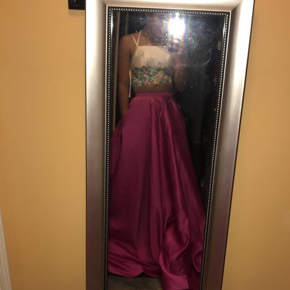 Dresses & Skirts - two piece prom dress